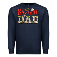 Navy baseball dad Premium Sweatshirt - BundleAndBundleShop