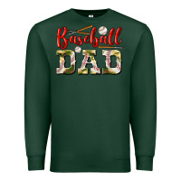 Sports Green baseball dad Premium Sweatshirt - BundleAndBundleShop