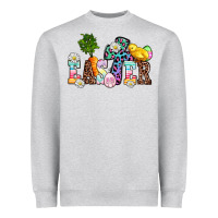 Heather Grey easter Heavyweight Sweatshirt - AdoDesignShop