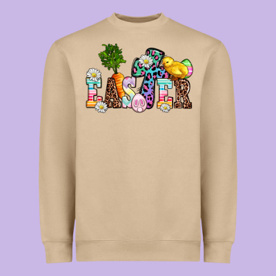Easter Heavyweight Sweatshirt Designed By Adodesignshop