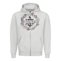 Dove Grey he has risen Zipper Hoodie - MaliasSmallBusiness