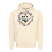 Sandshell he has risen Zipper Hoodie - MaliasSmallBusiness