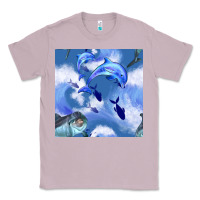 Lilac dolphins Classic Tee - BundleAndBundleShop