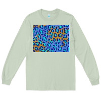 Matcha leopard background turquoise and gold 3200x2400 Long Sleeve Tee - AdoDesignShop