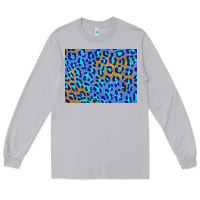 Moon Dust leopard background turquoise and gold 3200x2400 Long Sleeve Tee - AdoDesignShop