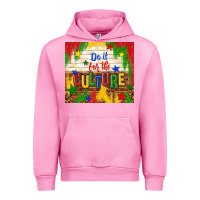 Fuchsia Pink do it for the culture Urban Hoodie - TumblerDesignByShophia