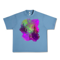 Pebble Blue castle halloween patch Urban Heavy Tee - BundleAndBundleShop