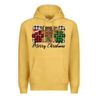 Antique Gold Merry Christmas Paws Premium Hoodie - Bettercallsaul