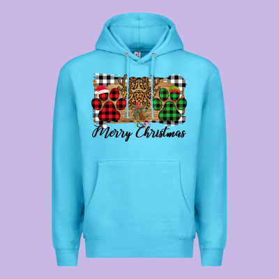 Merry Christmas Paws Premium Hoodie Designed By Bettercallsaul
