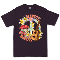 Plum hippie soul with peace Premium Tee - texasbilliewilder