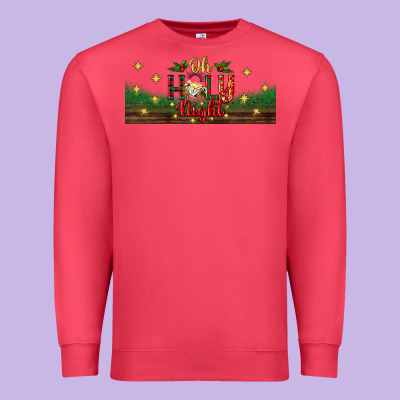 Oh Holy Night Premium Sweatshirt Designed By Bundleandbundleshop