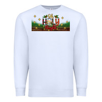 White oh holy night Premium Sweatshirt - BundleAndBundleShop