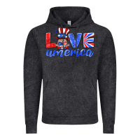 Vintage Black love america gnome Vintage Hoodie - HRA Design Shop