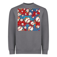 Storm baseball paisley and jean pattern, baseball seamless pattern Heavyweight Sweatshirt - JahusDesignShop
