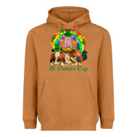 Meerkat St. Patrick's Day Farm Animal Png Heavyweight Hoodie - BundleAndBundleShop