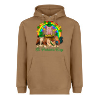 Toasted Coconut St. Patrick's Day Farm Animal Png Heavyweight Hoodie - BundleAndBundleShop