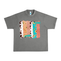Tornado Western Cowhide Sunflower Jute Glitter Farm Life Brush Stroke Urban Heavy Tee - Bettercallsaul