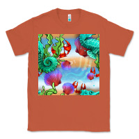Copper seahorse and beach Classic Tee - BundleAndBundleShop