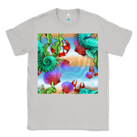 Moon Dust seahorse and beach Classic Tee - BundleAndBundleShop