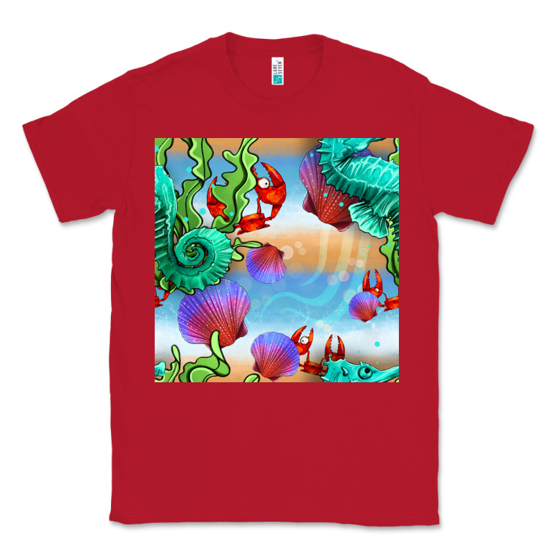 Seahorse And Beach Classic Tee by BundleAndBundleShop | Teevron
