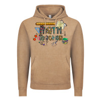 Vintage Coffee math teacher Vintage Hoodie - CowhideDigitalArt