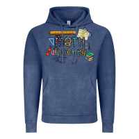 Vintage Denim math teacher Vintage Hoodie - CowhideDigitalArt