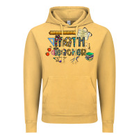Vintage Mustard math teacher Vintage Hoodie - CowhideDigitalArt