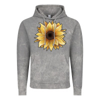 Cloud Rock watercolor sunflower Vintage Hoodie - JahusDesignShop