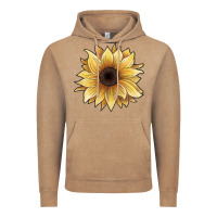 Vintage Coffee watercolor sunflower Vintage Hoodie - JahusDesignShop