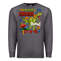 Charcoal Heather ready to crush pre k Premium Sweatshirt - BundleAndBundleShop