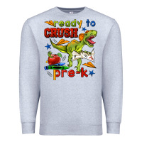 Heather Grey ready to crush pre k Premium Sweatshirt - BundleAndBundleShop