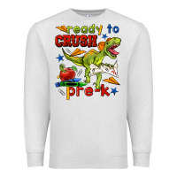 Oatmeal Heather ready to crush pre k Premium Sweatshirt - BundleAndBundleShop