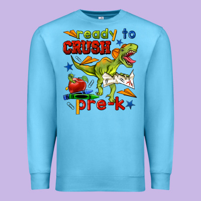 Ready To Crush Pre K Premium Sweatshirt Designed By Bundleandbundleshop