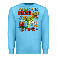 Ocean Blue ready to crush pre k Premium Sweatshirt - BundleAndBundleShop