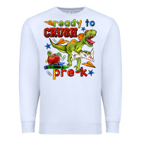White ready to crush pre k Premium Sweatshirt - BundleAndBundleShop