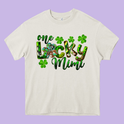 Heavy Core Tee st. patricks day one lucky mimi