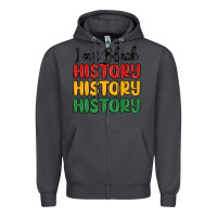 Smoke i am black history Zipper Hoodie - MaliasSmallBusiness