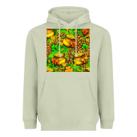 Matcha St. Patrick's pot of gold seamless pattern Heavyweight Hoodie - BundleAndBundleShop