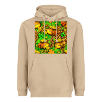 Mushroom St. Patrick's pot of gold seamless pattern Heavyweight Hoodie - BundleAndBundleShop