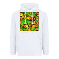 White St. Patrick's pot of gold seamless pattern Heavyweight Hoodie - BundleAndBundleShop