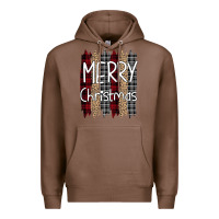 Chestnut merry christmas leopard print Premium Hoodie - Bettercallsaul