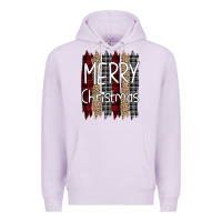 Lilac merry christmas leopard print Premium Hoodie - Bettercallsaul