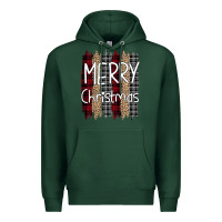 Merry Christmas Leopard Print Premium Hoodie | Teevron