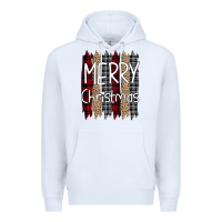 White merry christmas leopard print Premium Hoodie - Bettercallsaul