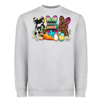 Heather Grey western rabbits Heavyweight Sweatshirt - AdoDesignShop