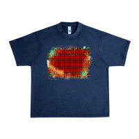 Navy Western Red Green Farm Life Brush Stroke Urban Heavy Tee - Bettercallsaul
