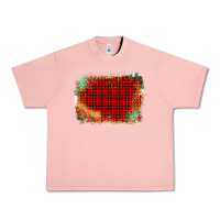 Salmon Western Red Green Farm Life Brush Stroke Urban Heavy Tee - Bettercallsaul