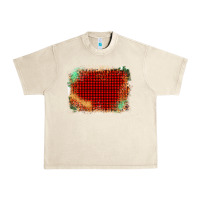Sandshell Western Red Green Farm Life Brush Stroke Urban Heavy Tee - Bettercallsaul