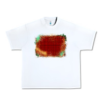 White Western Red Green Farm Life Brush Stroke Urban Heavy Tee - Bettercallsaul
