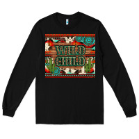 Black wild chıld aztec gemstone and cactus Long Sleeve Tee - Artiststas